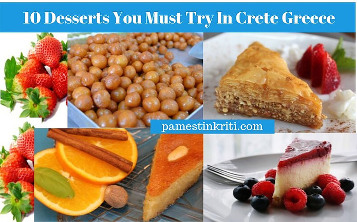 10 desserts you must try in Crete Greece